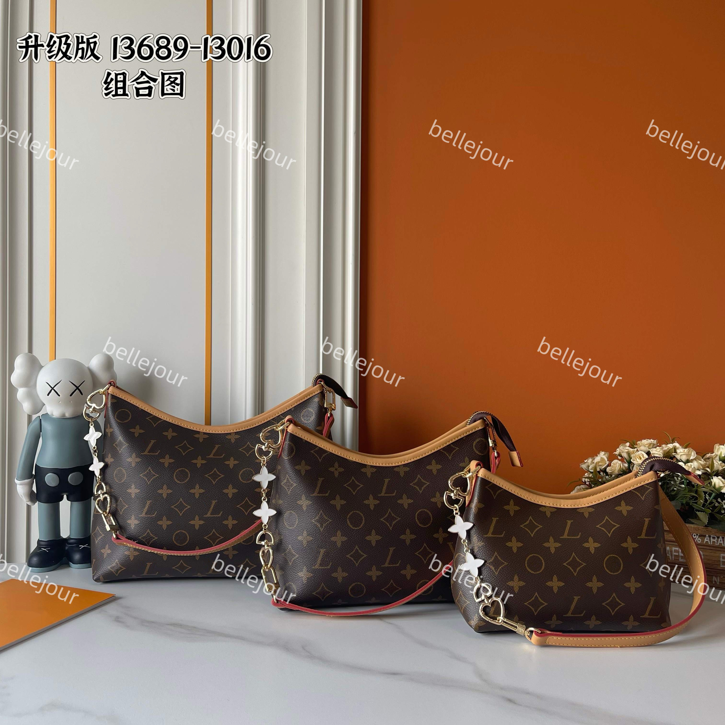 Designer shoulder bag, fashionable handbag, leather women's bag, large capacity composite shopping bag, vintage brown