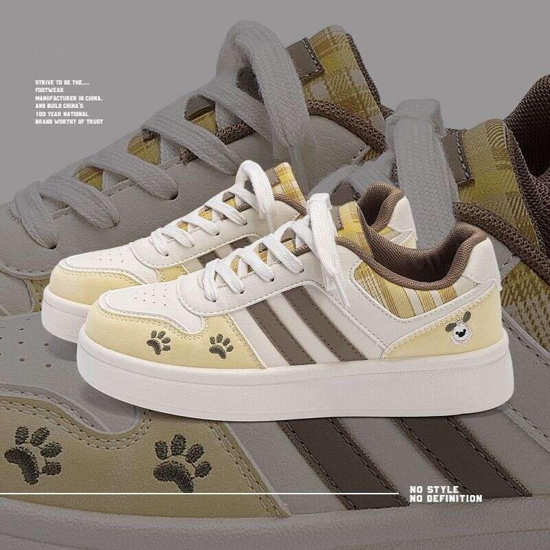 Super Cat Claw Casual Sneakers, New Winter 2025 Low-Heel Platform Cute High-Value White Shoes for Women, Versatile