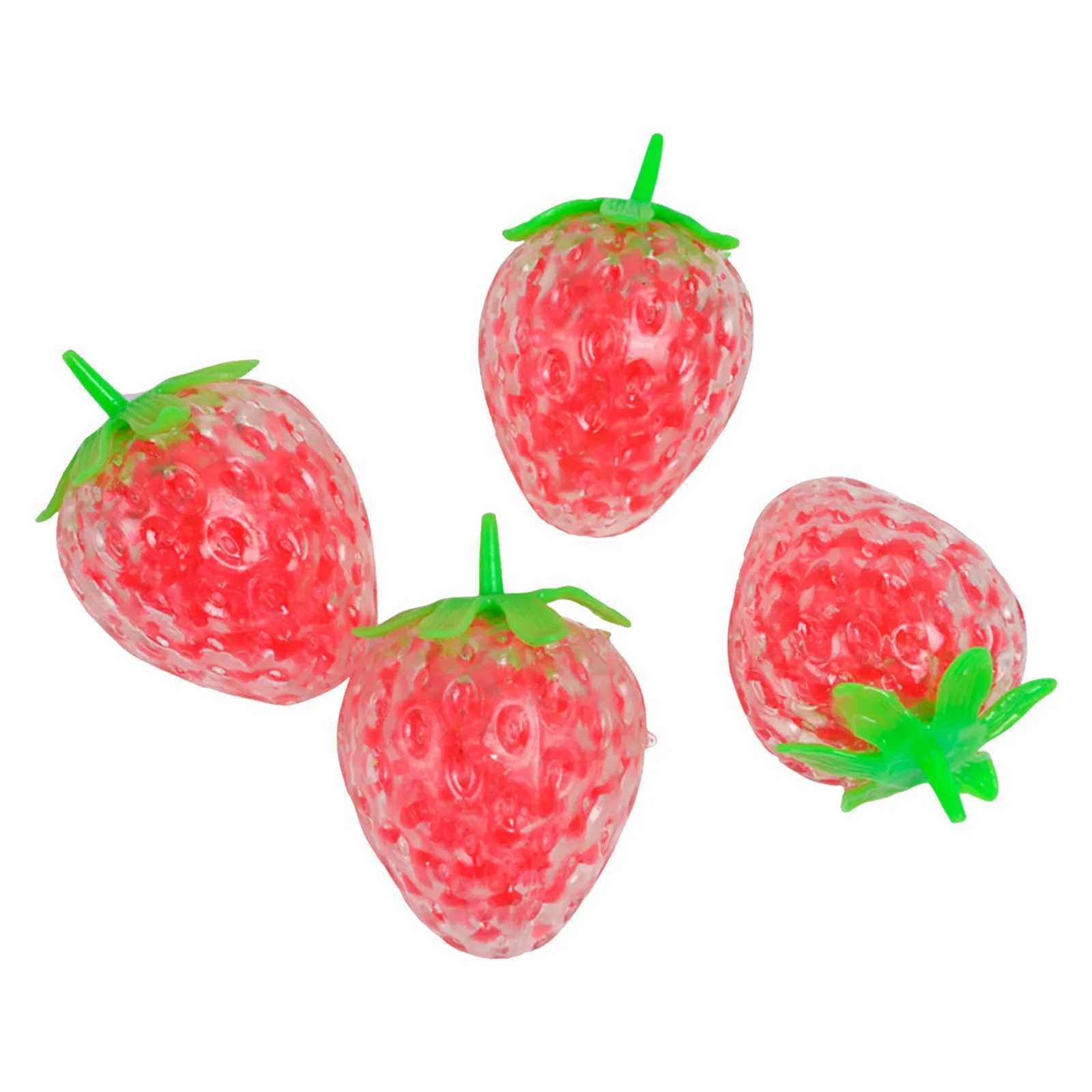 Strawberry Toy Elastic Stress Toy For Children Adults Soft Relaxation Toy For Stress Party Joke Item Skateboard H260324