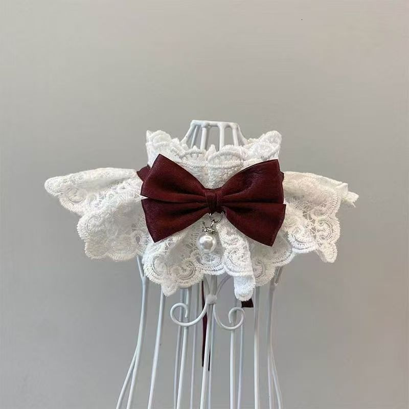 Cute Princess Style Photo Props For Cats Dog Drool Bibs Innocent Series Lace Dog Collars All Season Clothing And Accessories