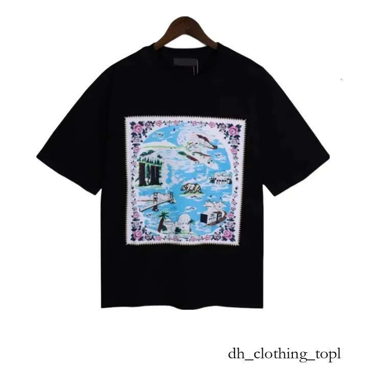 Amarishirt T-Shirts Classic Graphic Amarishirt Letter Print Short Sleeve Men Cashew Flower Pattern Print Tshirt O-Neck Summer Man Amalia Ee Y2k Print Shirt 66F a8c