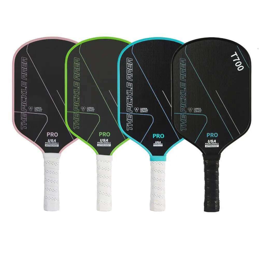 1pc T700 Paddles Frosted Surface USAPA Apved Pickleball Rackets Non-slip Grip Carbon Fiber Pickle Ball Paddle 26H0324