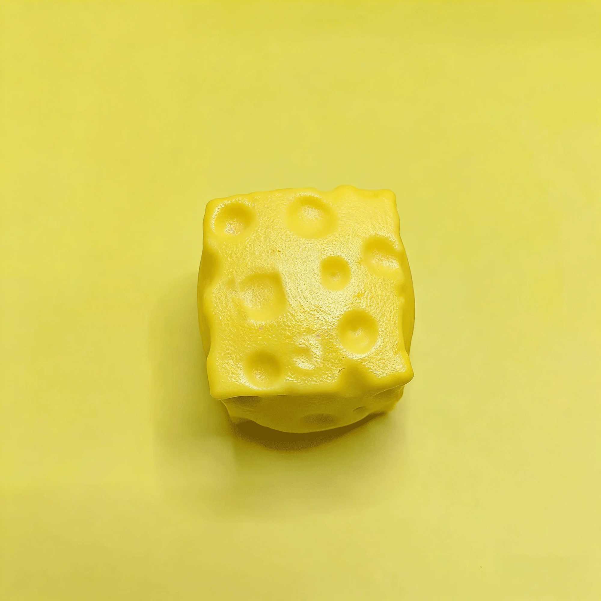 Squishy Square Cheese Squeeze Toys Rebound Push Stress Relief Sensory Toy Soft Butter Cheese Fidget Toy Gifts H260324