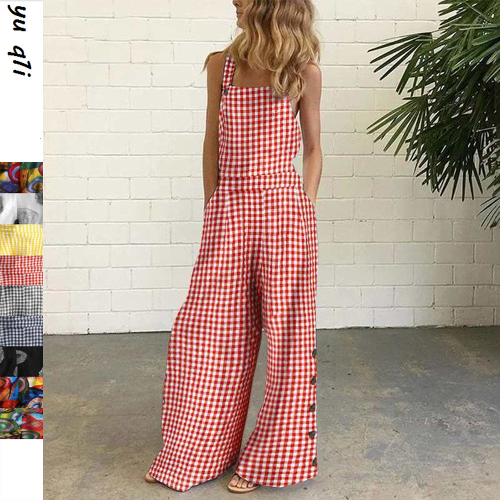 Independent Station European And American New Four-color Polka Designer Pants Dot Wide-leg Pants Long Pants Digital Print Backless Jumpsuit