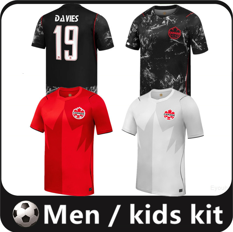 2026 world cup Canada Soccer Jerseys JDAVID Men kids kit Uniforms national team 26 27 DAVIES LARIN UGBO CAVALLINI MILLAR FRASER football shirt T home away 16-4XL