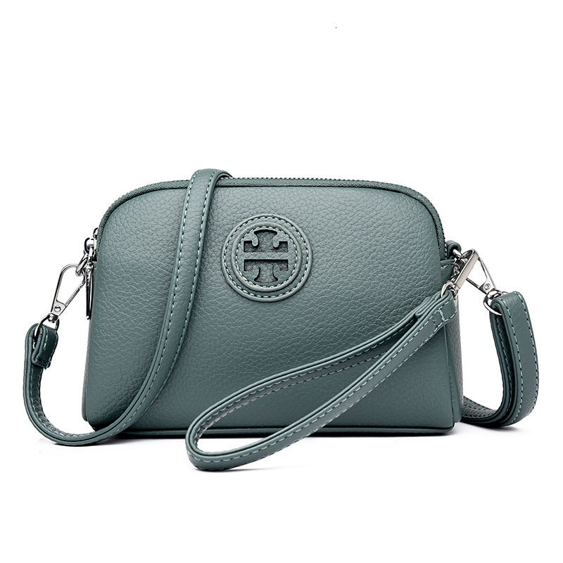 Luxury Brand 2026 New Outdoor Style Soft Leather Mini Women's Multi-layer Handbag For Mobile Phones Fashion Shoulder Crossbody Bag
