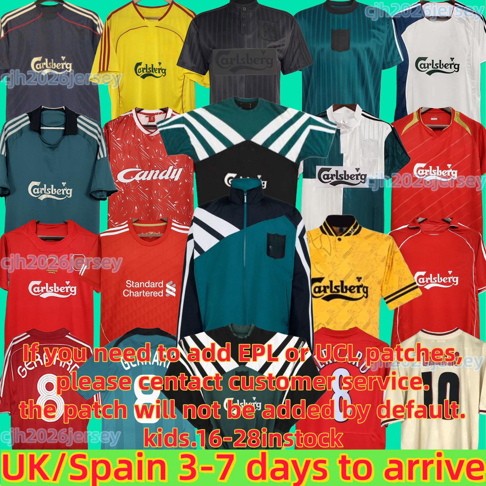 04 05 Retro Soccer Jersey Gerrard 1982 FOWLER DALGLISH Football Shirts TORRES 85 89 Maillot 06 07 Barnes 08 09 Rush 93 95 96 97 McMANAMAN 2010 2011 Alonso GK finals