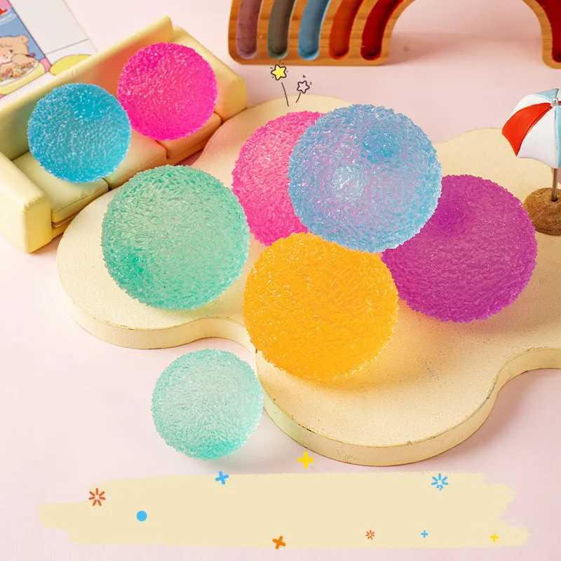 Squishy Stress Balls Multicolor Texture Ice Ball Squeeze Toy for Kids Adult Quiet Sensory Fidget Toy Halloween Christmas Gift H260324