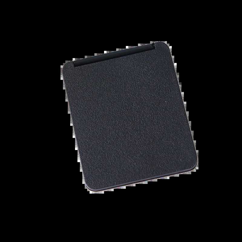 Portable folding double-sided black color makeup mirror mini travel mirror with matte finish womens beauty and makeup tool H260324