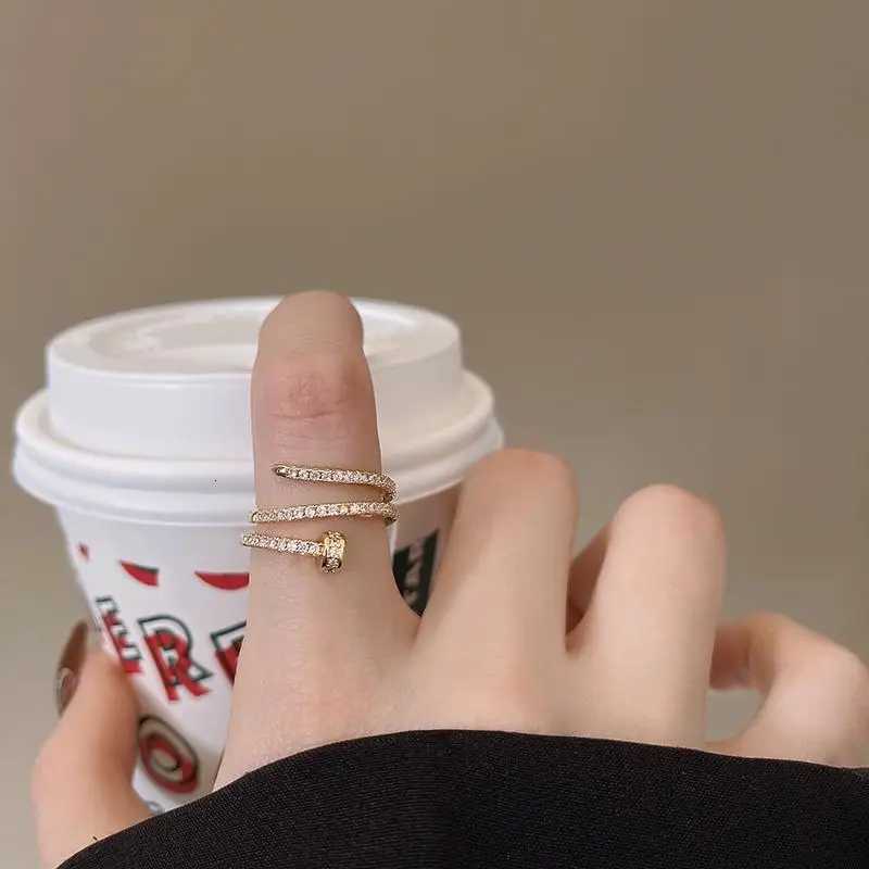 Female Jewelry Trendy Zircon Screw For Women Everyday Party Festive Jewelry And Rings As Gifts H260323 - view 5