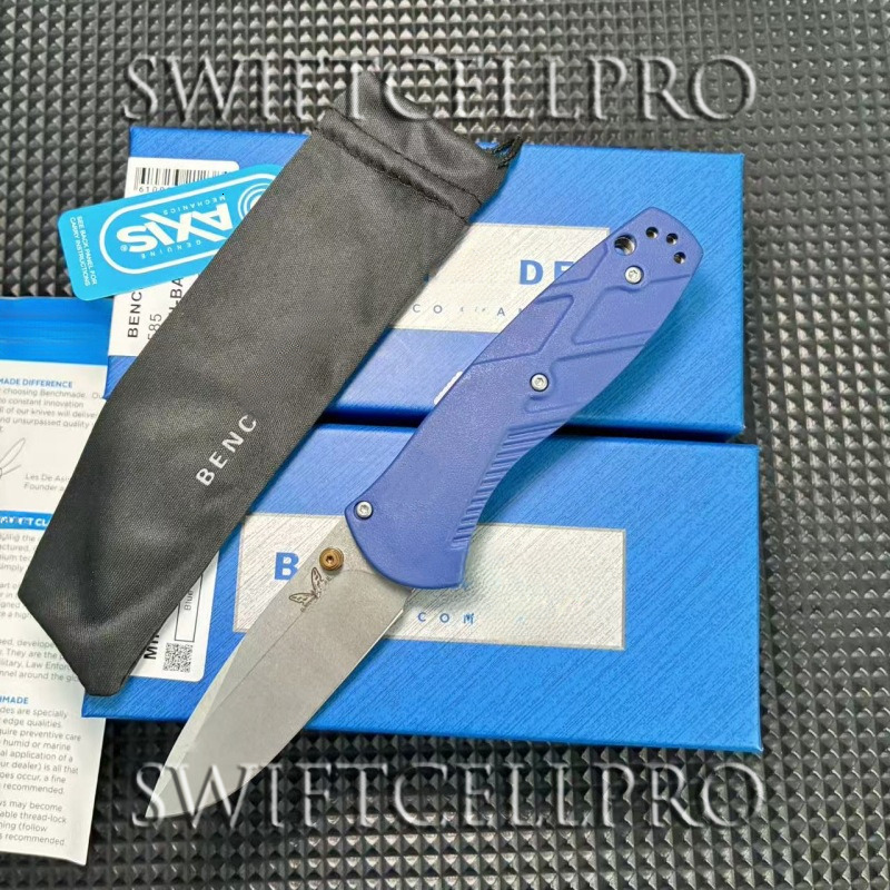 BM 585 Portable Folding Knife S30V Steel Blade Nylon Fiber Handle Outdoor Camping Survival EDC Utility Tool Window Breaker Gift