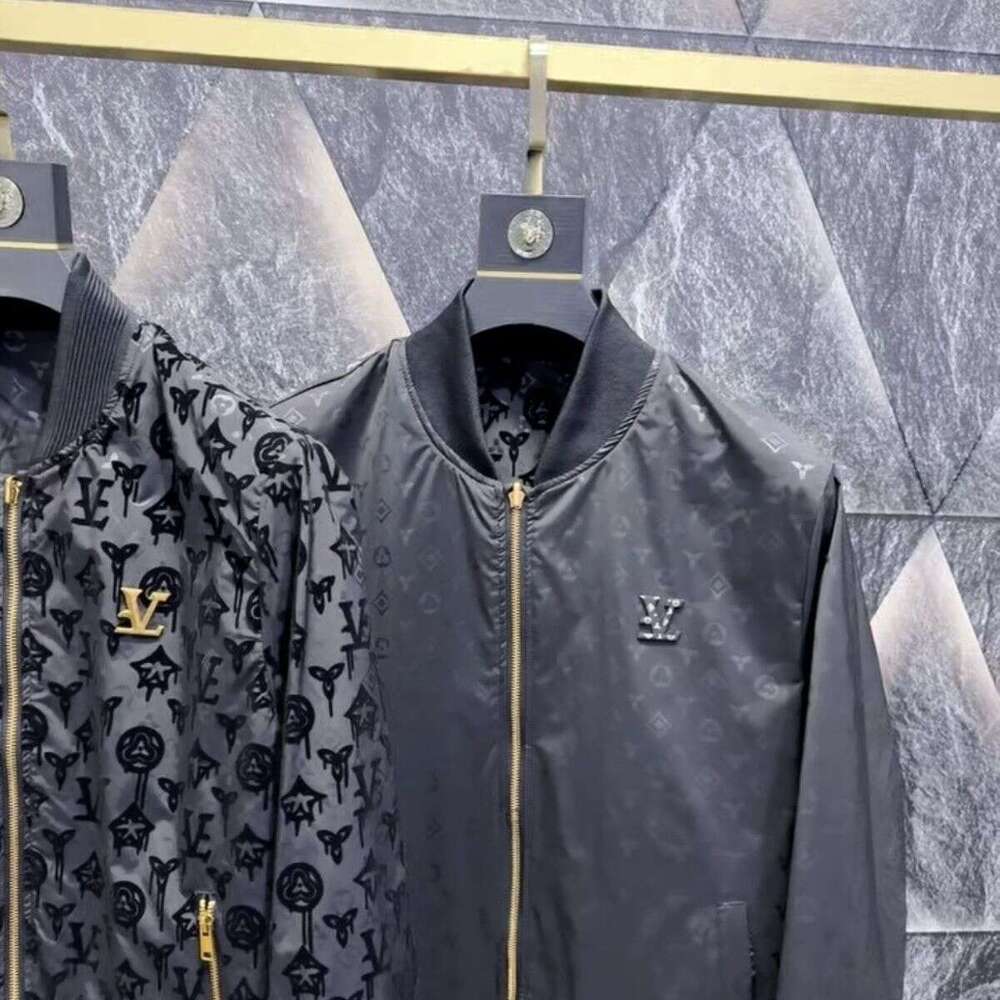 Spring And Autumn European High-End New Trendy Brand Men's Hooded Jacket Casual Fashion Top Coat Double-Sided Asia Size