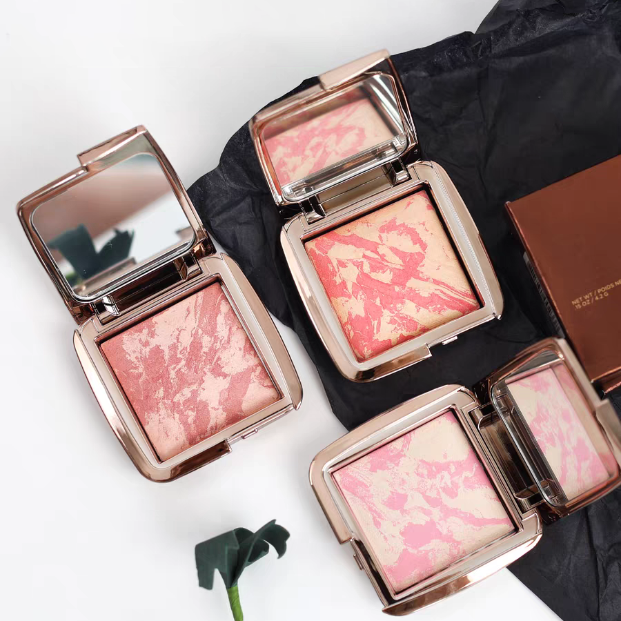 Hourglass Luminous Matte Cheeks Eyes Blush Powder 4.2g Foundation Makeup 6 Colors Bronzer Blusher Pressed Powder Lighting Blushes Lumiere Face Makeup