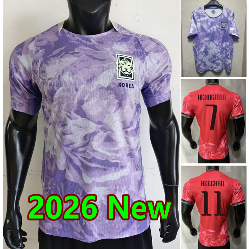 2026 H M SON Soccer Jerseys national team 2027 home away 26 27 football shirt SON HWANG KIM JEONG SUNG LEE KWON HEUNGMIN football shirt HEECHAN men kids set uniforms