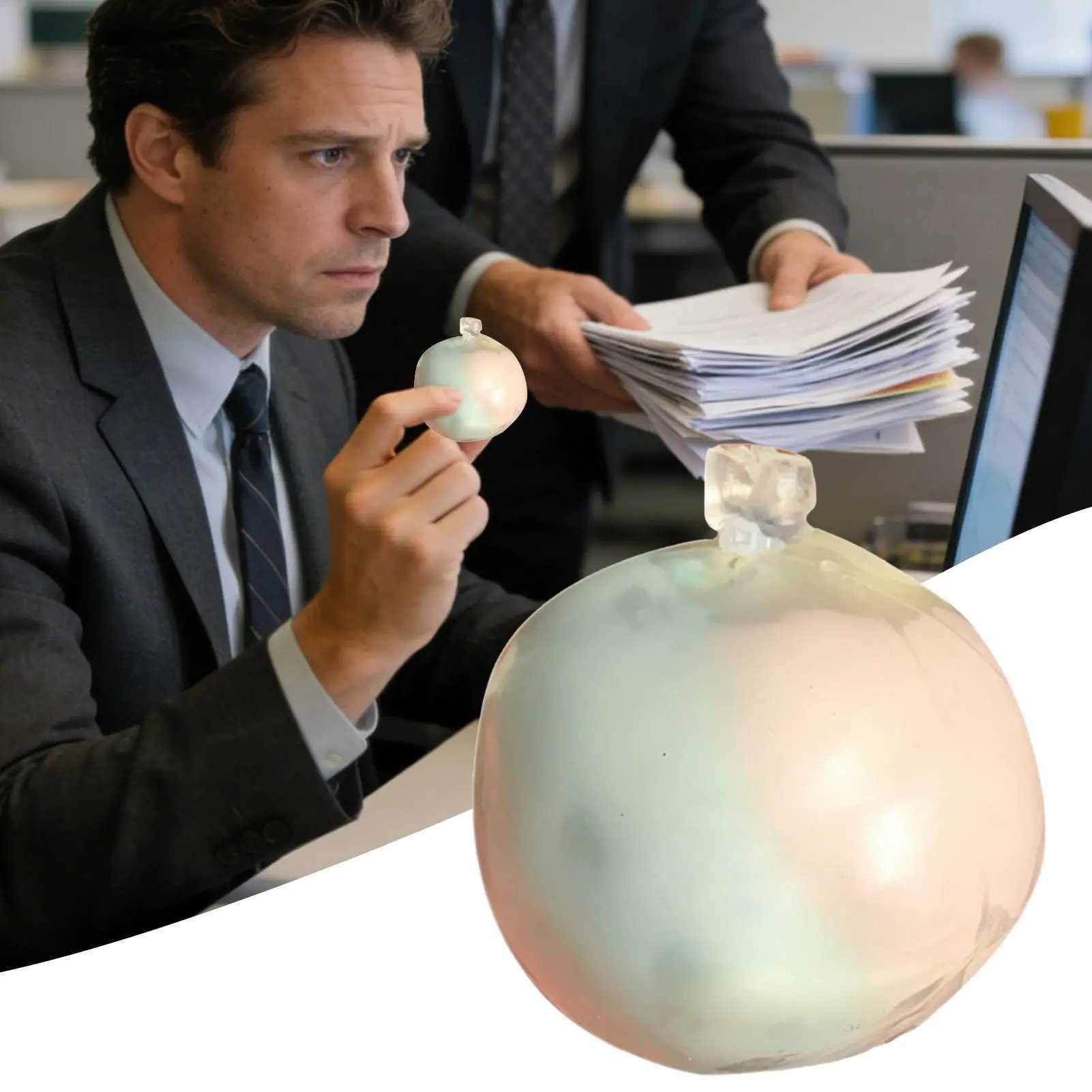 Kids Fidget Toy Stress Balls with Crisp Sound Effect Stress Relief Toy for Office Meditation Home Outdoor Relaxation School H260324