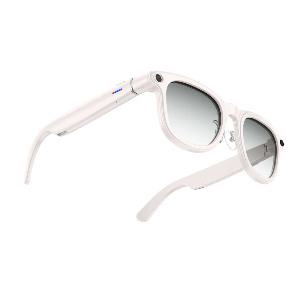 X01 Ultra Wearable Smart AI Glasses, 8MP HD Recording, Reverse Charging Case, WiFi Connection, Image Recognition & Instant Multi-Language Translation 