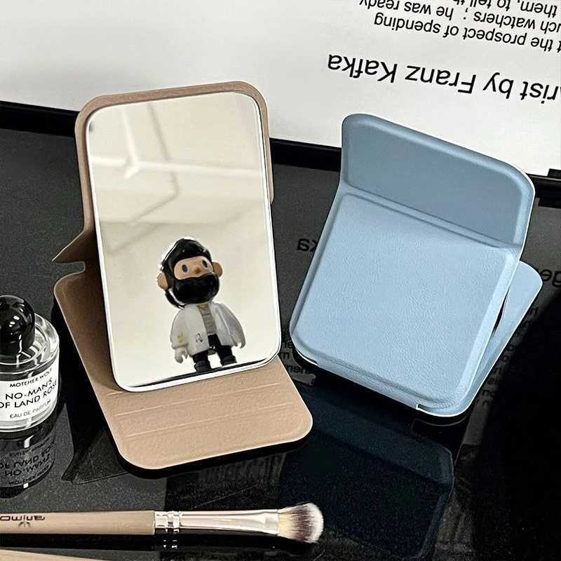 Mirror Travel Portable Desktop Makeup Mirror Foldable Mini Student Portable H260324