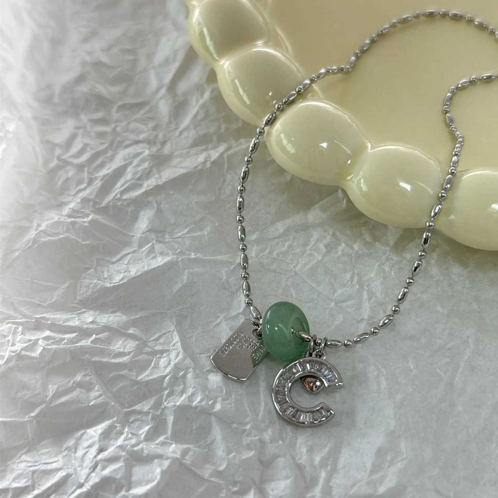 VENTFILLE 925 Sterling Silver Zircon Heart Necklaces for Women Girl Moon Luck Hotan Jade Jewelry H260324 - view 3