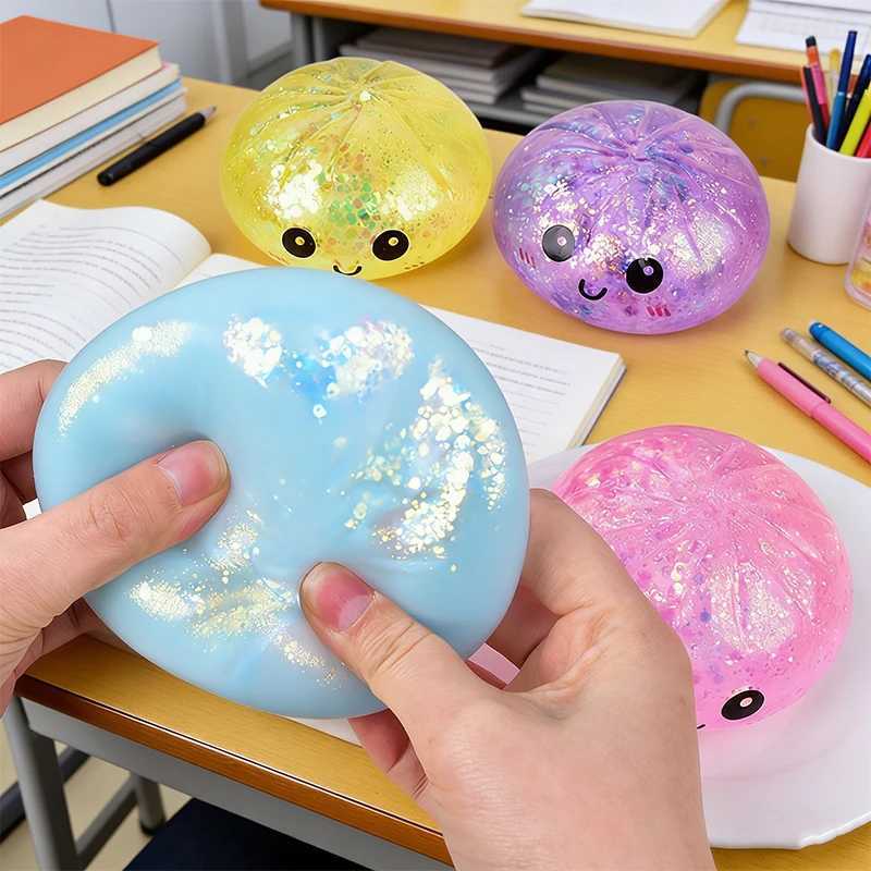 Glitter Dumpling Soft Rice Box Decor Mystery Bag Sparkling Stress Relieving Collectibles Adult Desktop Accessories Skateboard H260324