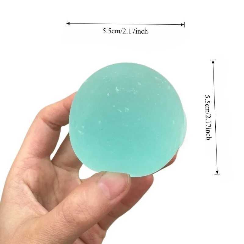 Squishy Blue Maltose Fidget Toy Soft Pink Mochi Sensory Squeeze Toy Coconut Oil Ball Slow-rebound Decompression Toy X-mas Gift H260324