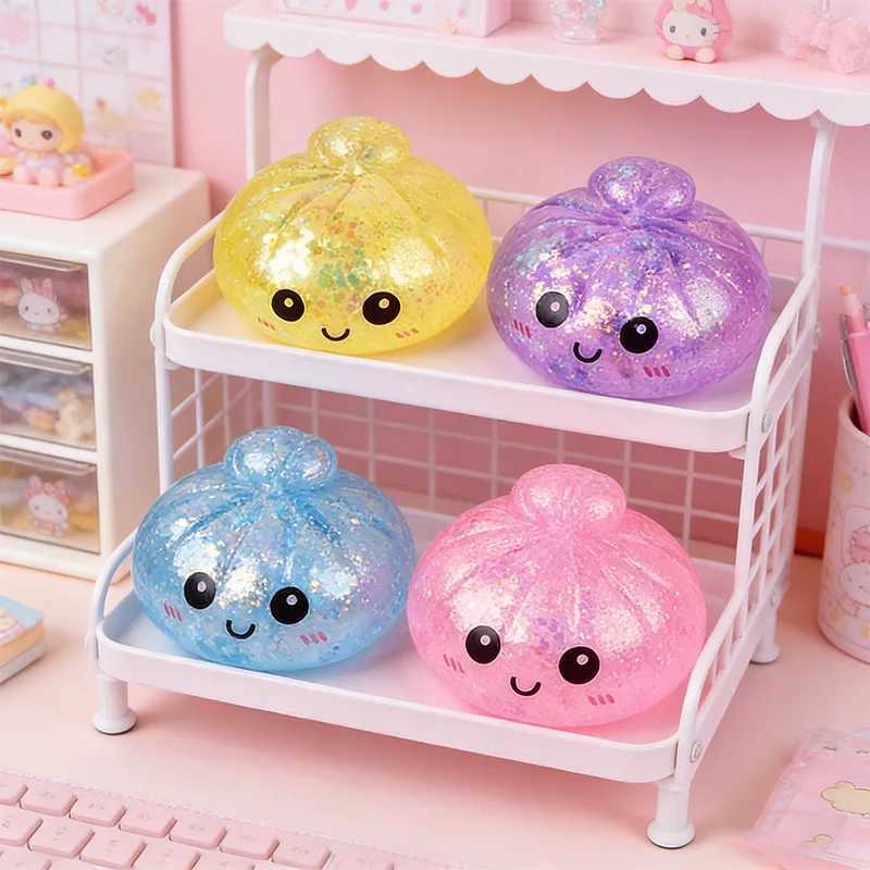 Glitter Dumpling Soft Rice Box Decor Mystery Bag Sparkling Stress Relieving Collectibles Adult Desktop Accessories Skateboard H260324