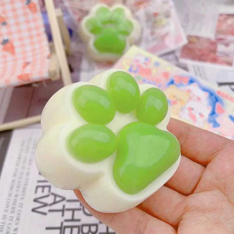 Cat Paw Mochi Squishy Fidget Toy Cute Cat Paws Toys Slow Rebound Decompression Toy Reduce Stress Kids Toys Gifts H260324