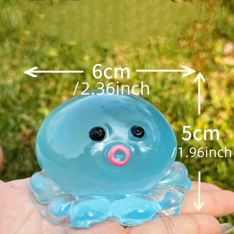 Homemade Bubble Octopus Squeeze Toy for Relax Fun Party Birthday Gift Slow Rebound TPR Material Interactive Sensory Game Toys H260324