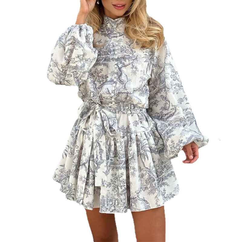 Luxury Brand Designer Clothes 2025 Spring Independent Brand New European And American Women's Fashion Elegant Fashionable Long Sleeve Tie Nationa