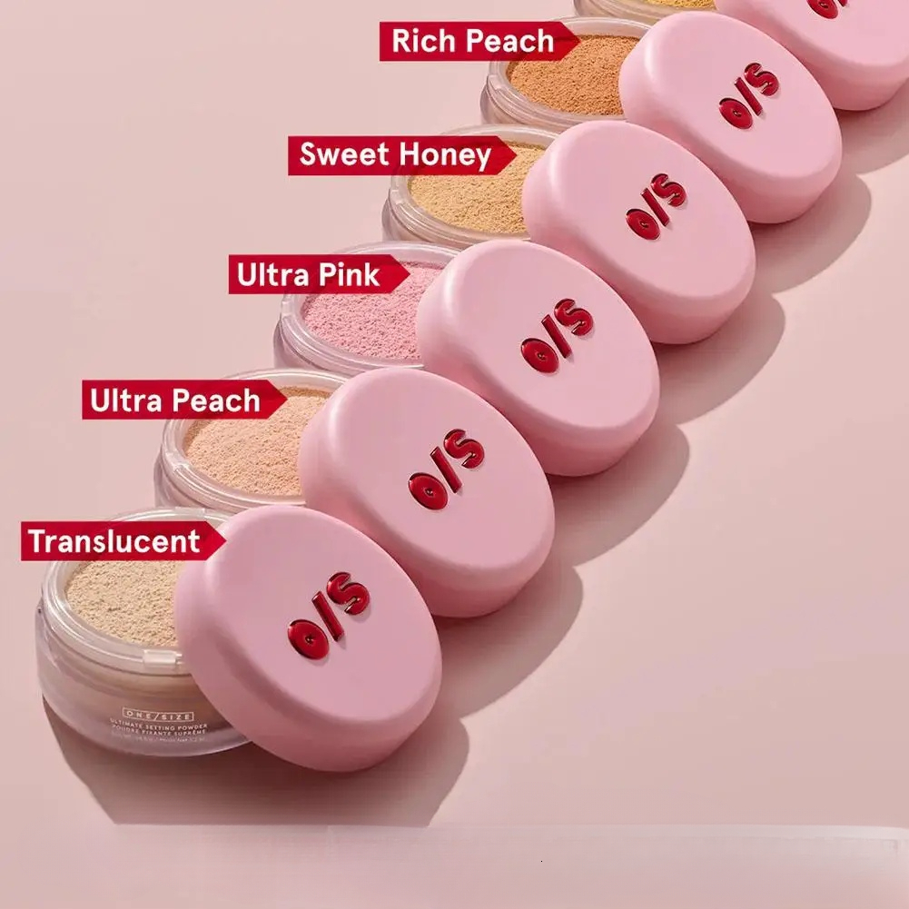 ONE SIZE Loose Setting Matte Finish Oil Control Pore Hiding Face Powder Under Eye Brightening For Makeup