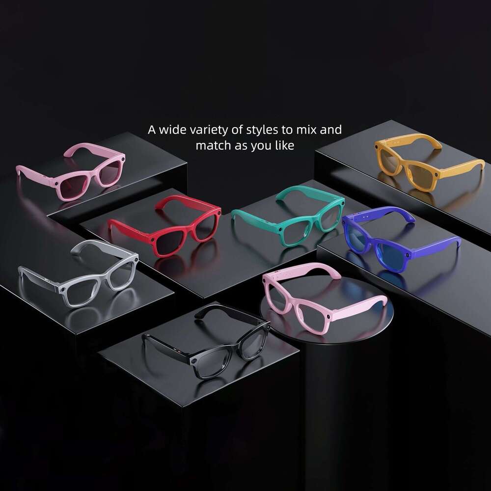 M01Pro Smart AI Glasses 8MP HD Camera, Real-Time Translation, ChatGPT Support, Bluetooth Call & Music, Anti-Shake CKS