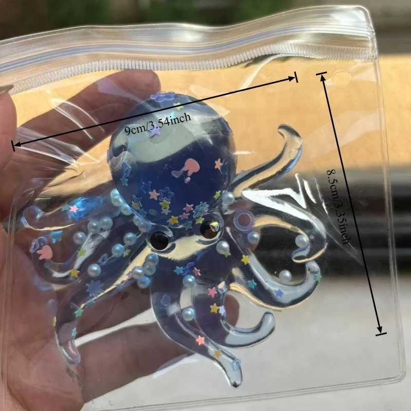 Squishy Ocean Octopus Squeeze Fidget Toy Simulation Stress Relief Slow Rebound Toy Can Be Stretched Sensory Decompression Gift H260324