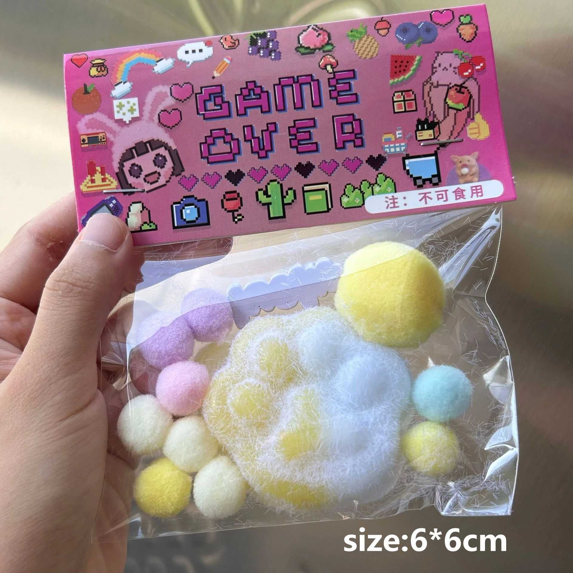 Soft Cat Paw Taba Squishy Fidget Toy Cute Cat Paws Squeeze Toys Slow Rebound Decompression Toy Anti Stress Kids Adults Toys H260324