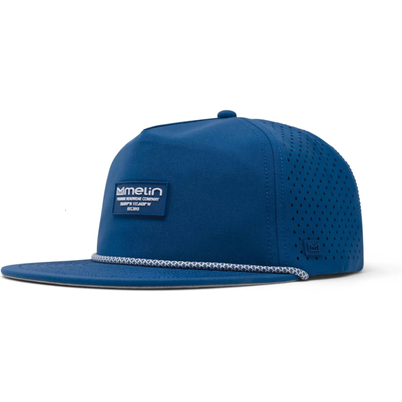 Melin Coronado Brick Hydro Rope Water Resistant Baseball Cap For Men And Women, Ideal For Golf Running And Workout Activities With Adjustable Snapback
