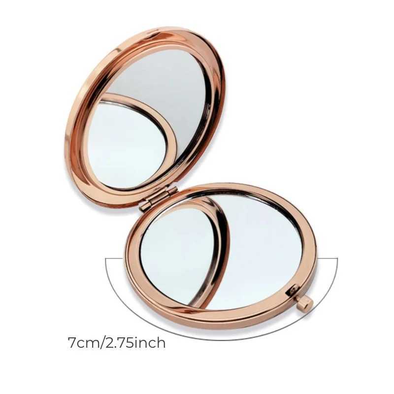Mini Shiny Makeup Mirror Pocket Mirror H260324