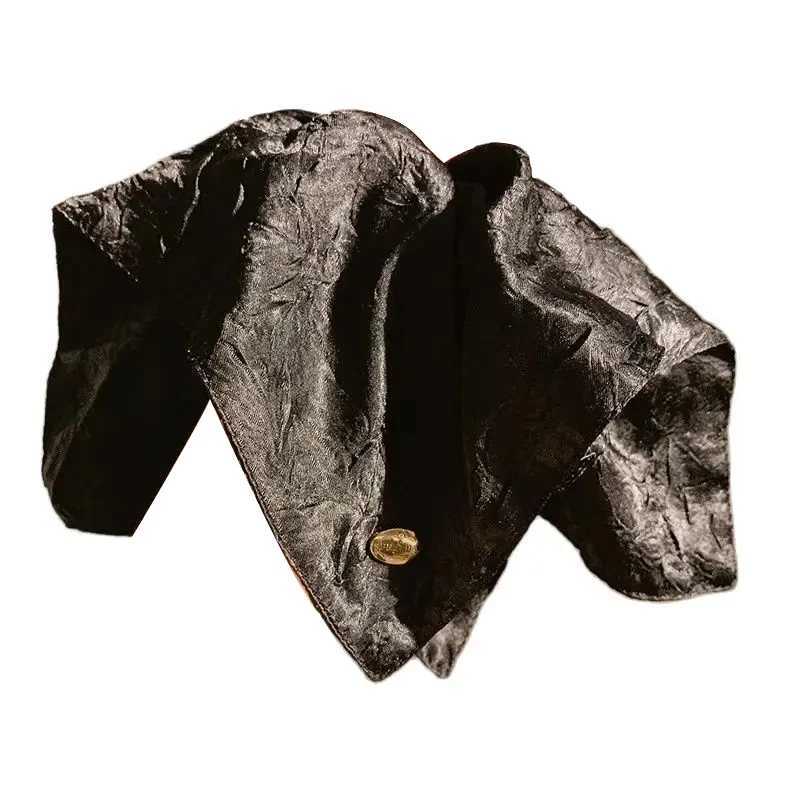 1/2pcs Satin square scarf large intestine headband French high-end feel large square hair tie headband accessory H260324