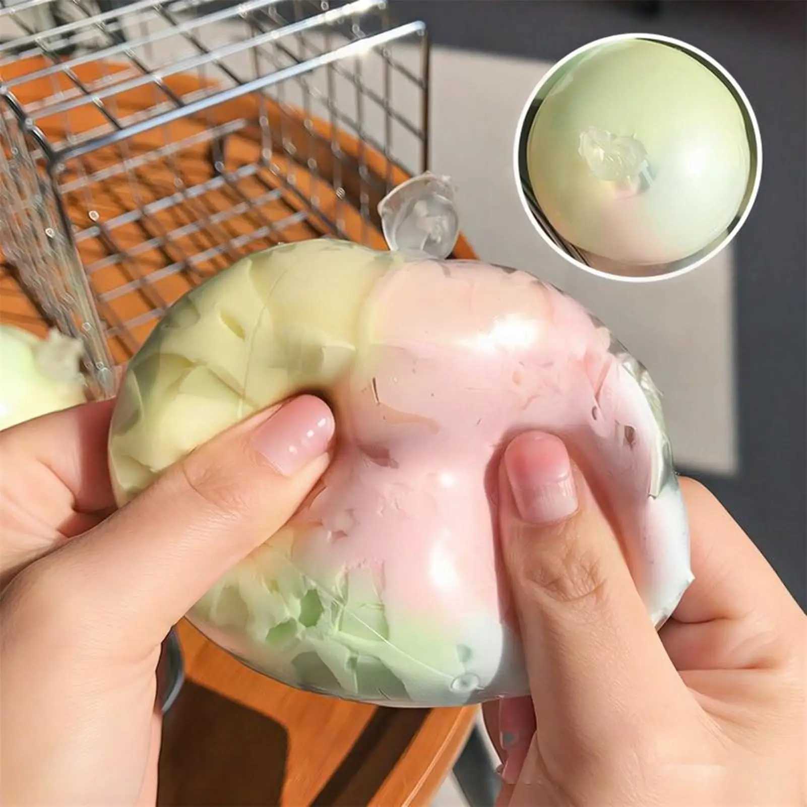 Kids Fidget Toy Stress Balls with Crisp Sound Effect Stress Relief Toy for Office Meditation Home Outdoor Relaxation School H260324