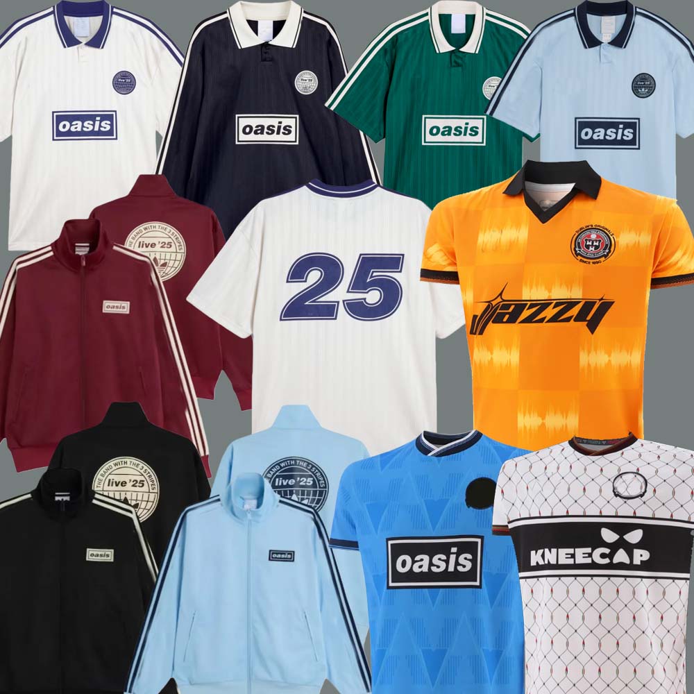 24 25 26 Tour Jacquard Jersey soccer maillot de foot football black Oasis Live Bohemians 2025 135th Anniversary Football Shirts Kit Fontaines 2026
