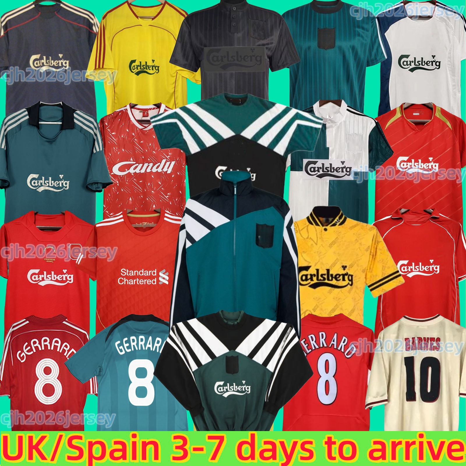 04 05 Retro kids Soccer Jersey Gerrard 1982 FOWLER DALGLISH Football Shirts TORRES 1989 Maillot 06 07 Barnes 08 09 Rush 93 95 96 97 McMANAMAN 85 2010 2011 Alonso GK finals