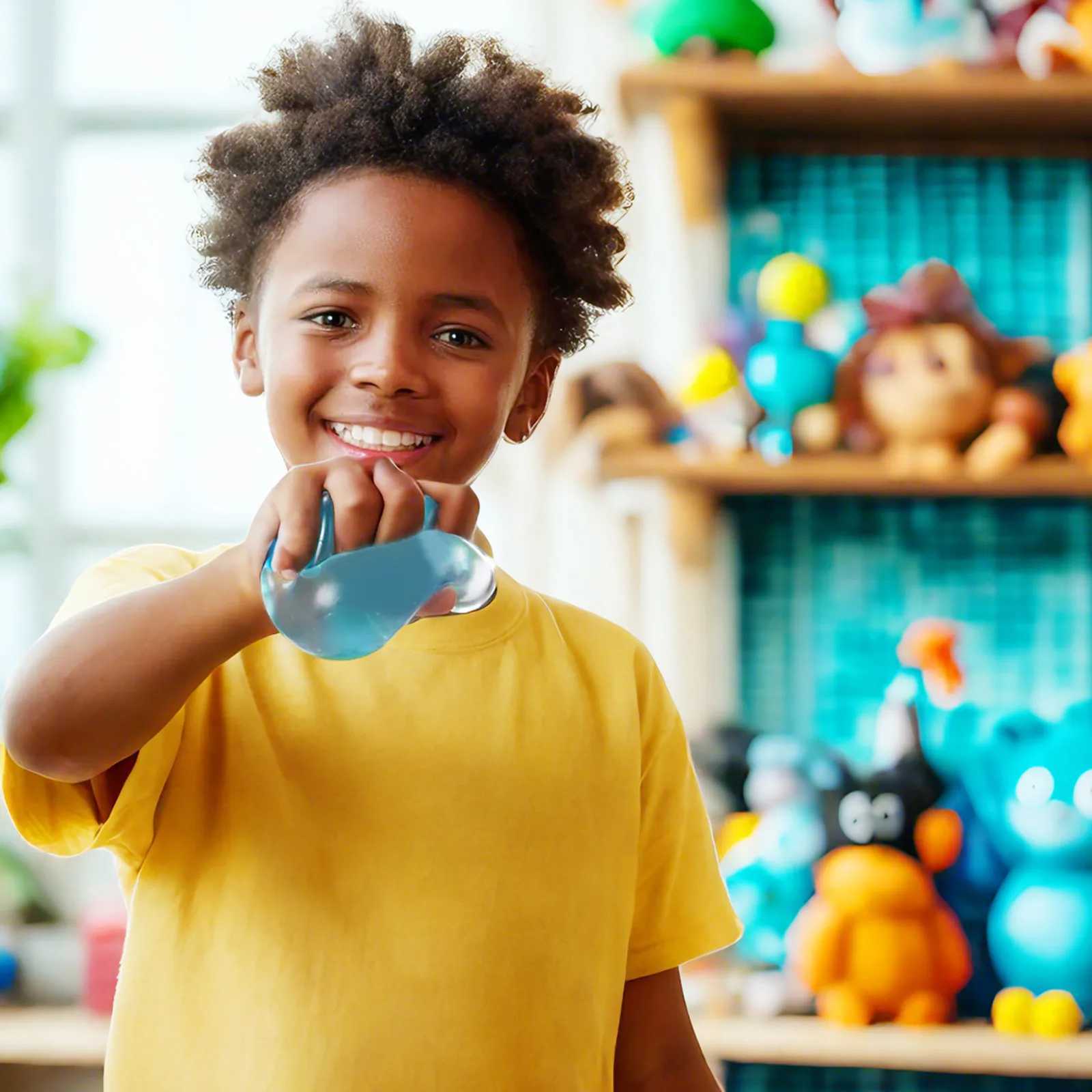 Ice Cube Shaped Fidget Toy Square Stress Relief Ball Squishy Squeeze Toys for Anxiety ADHD Stress Relief Gift for Adults H260324