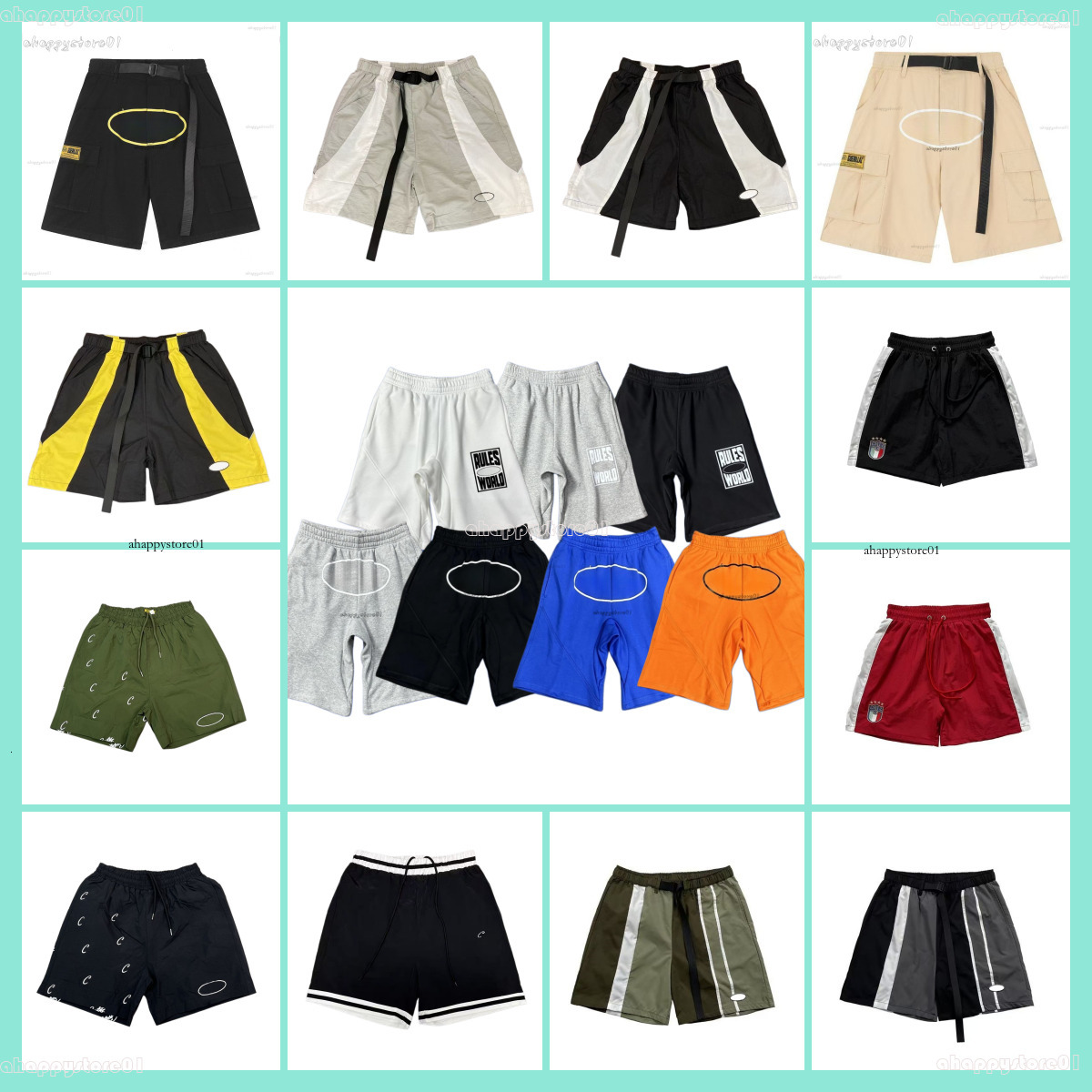 Cortezitys Shorts Designer Men Shorts Printed Shorts Fashionable Hip-Hop Devil's Island Sleeved Men's And Women's Fashion Brand Cotton Street Casual Short 7dd