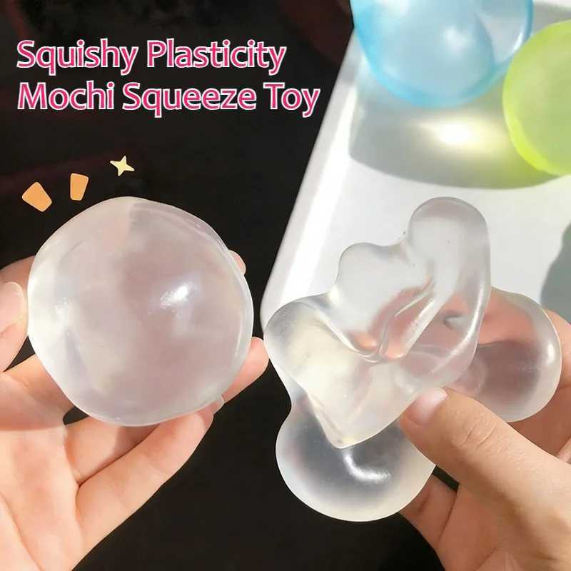 Bright Coconut Oil Pinching Slow Rebound Soft Decompression Coconut Ball Pinching Decorations Simulate Mashu Maltose Kneading H260324