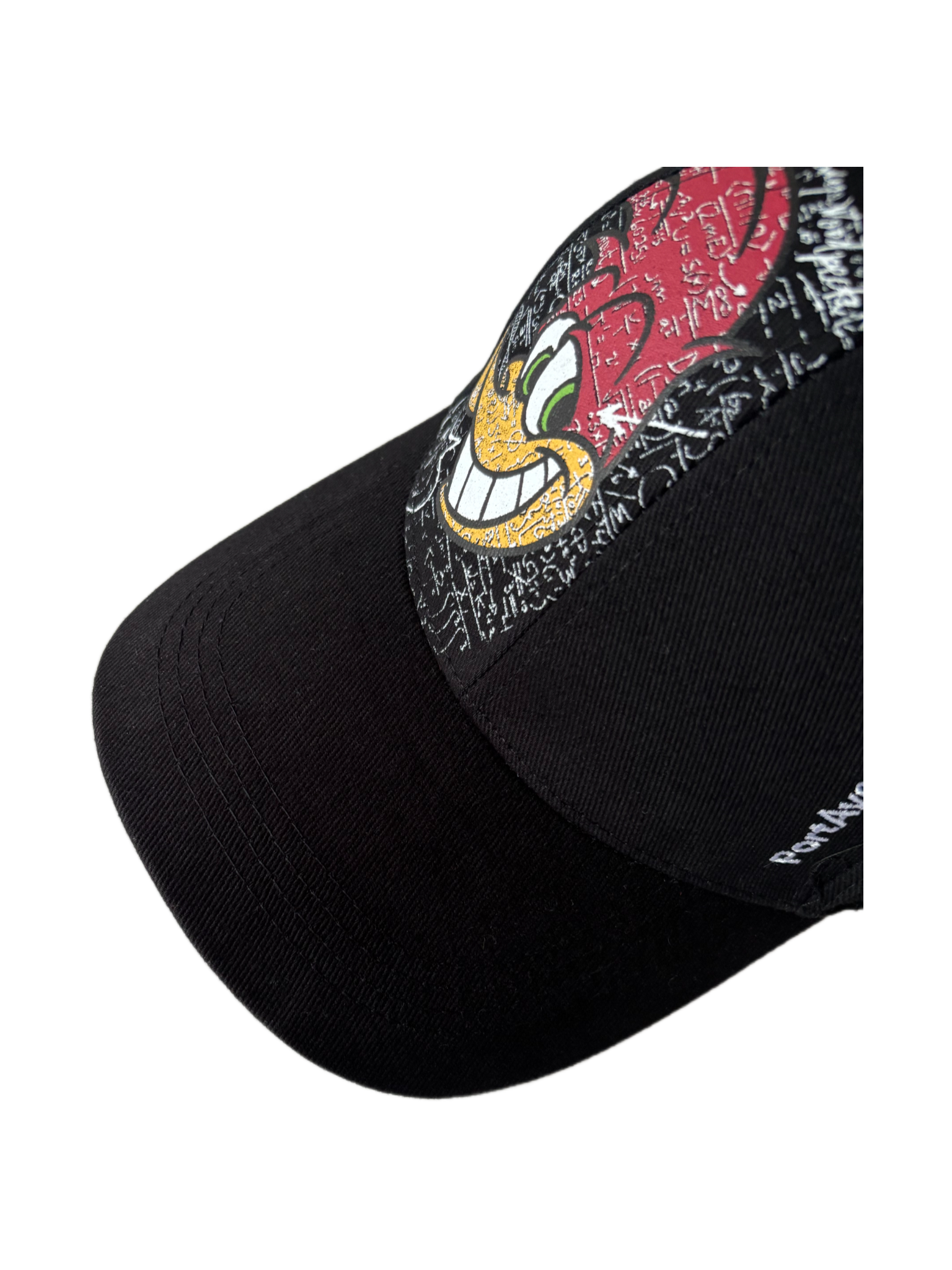 korean fashion outdoor sunshade printed mens and womens duckbill caps multifunctional hardtop duckbill caps spring cartoon baseball caps