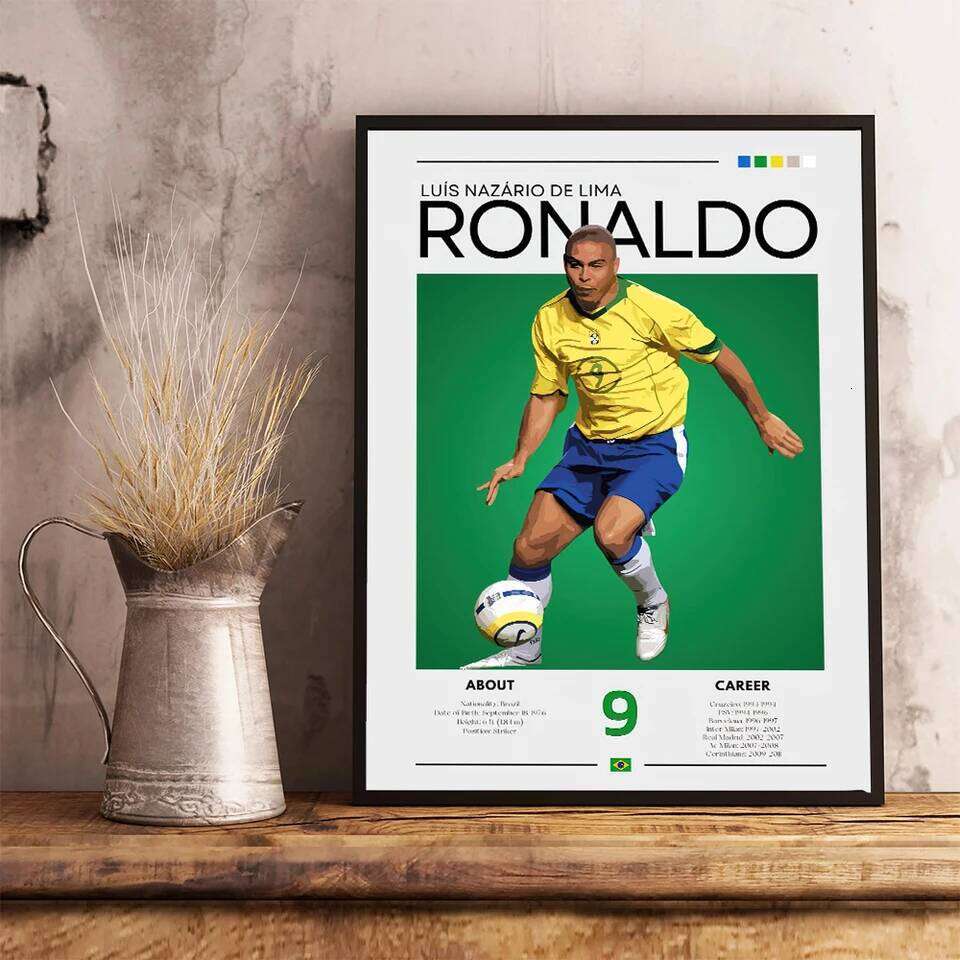 Famous Football Star Poster Modern Inspirational Canvas Painting Picture Soccer Wall Art Home Decoration Print Living Room Decor 26H0324 - view 5