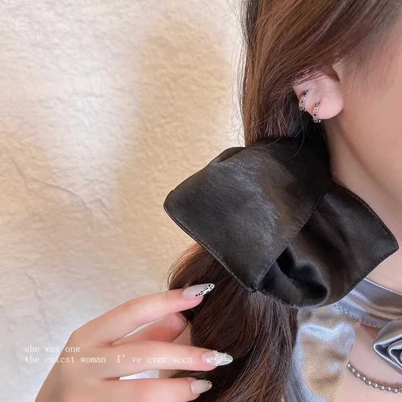 Solid Square Scrunchie For Women Girl Sweet Hair Ornament Ponytail Hair Tie Elastic Hair Band Rubber Band Fashion Hair Accessory H260324