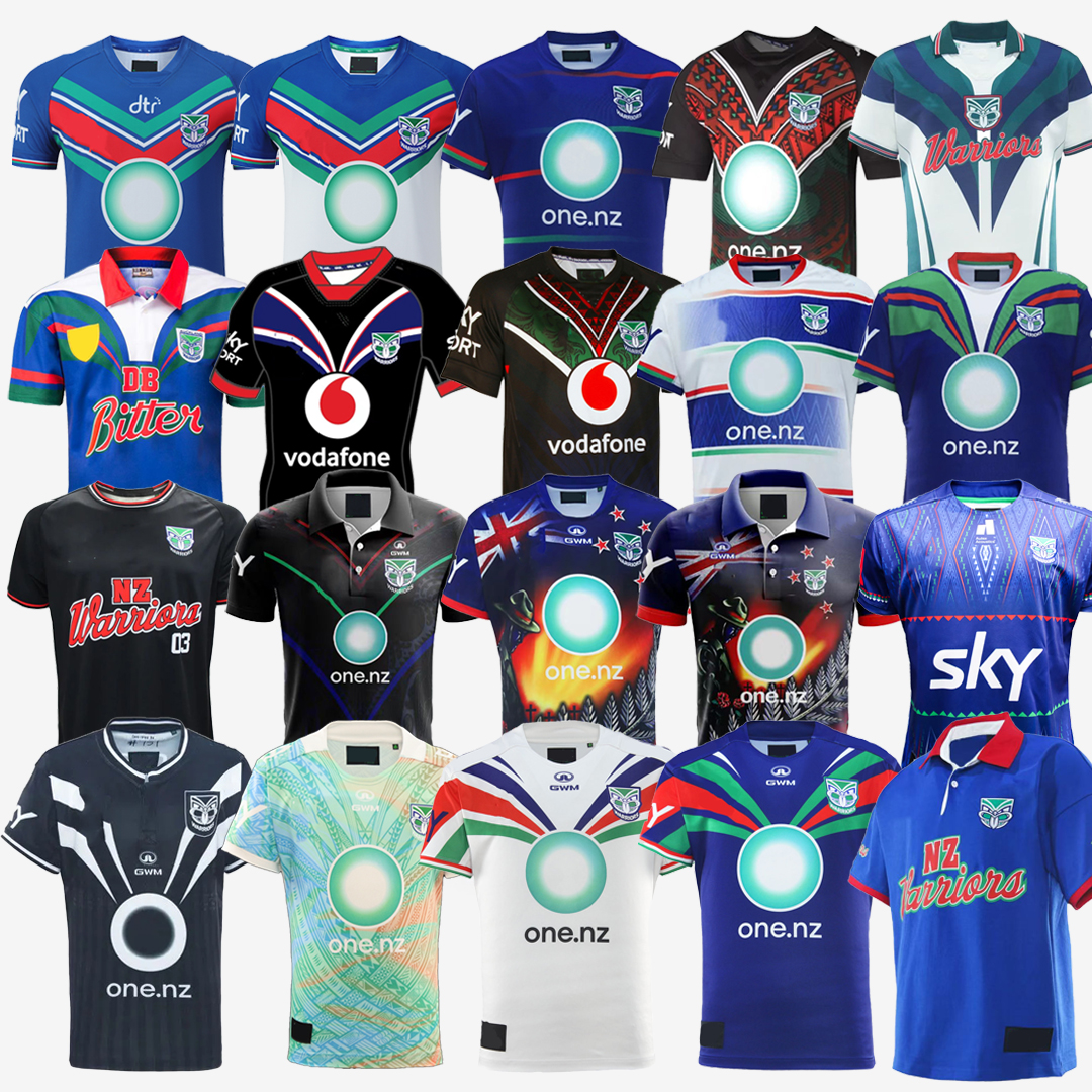 New + Retro Warriors Men's home away blue 2026 2027 Stadium Rugby Shirt T Pre Match 25 26 27 Training uniform S-5XL jerseys New Zealand vest polo Indigenous Special version