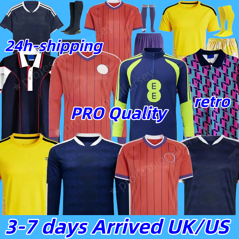 3xl 4xl Scotland strip kids tracksuit top football kit retro world cup 2026 away football shirt strip 2026 Scottish football shirts top retro Soccer Jersey home women