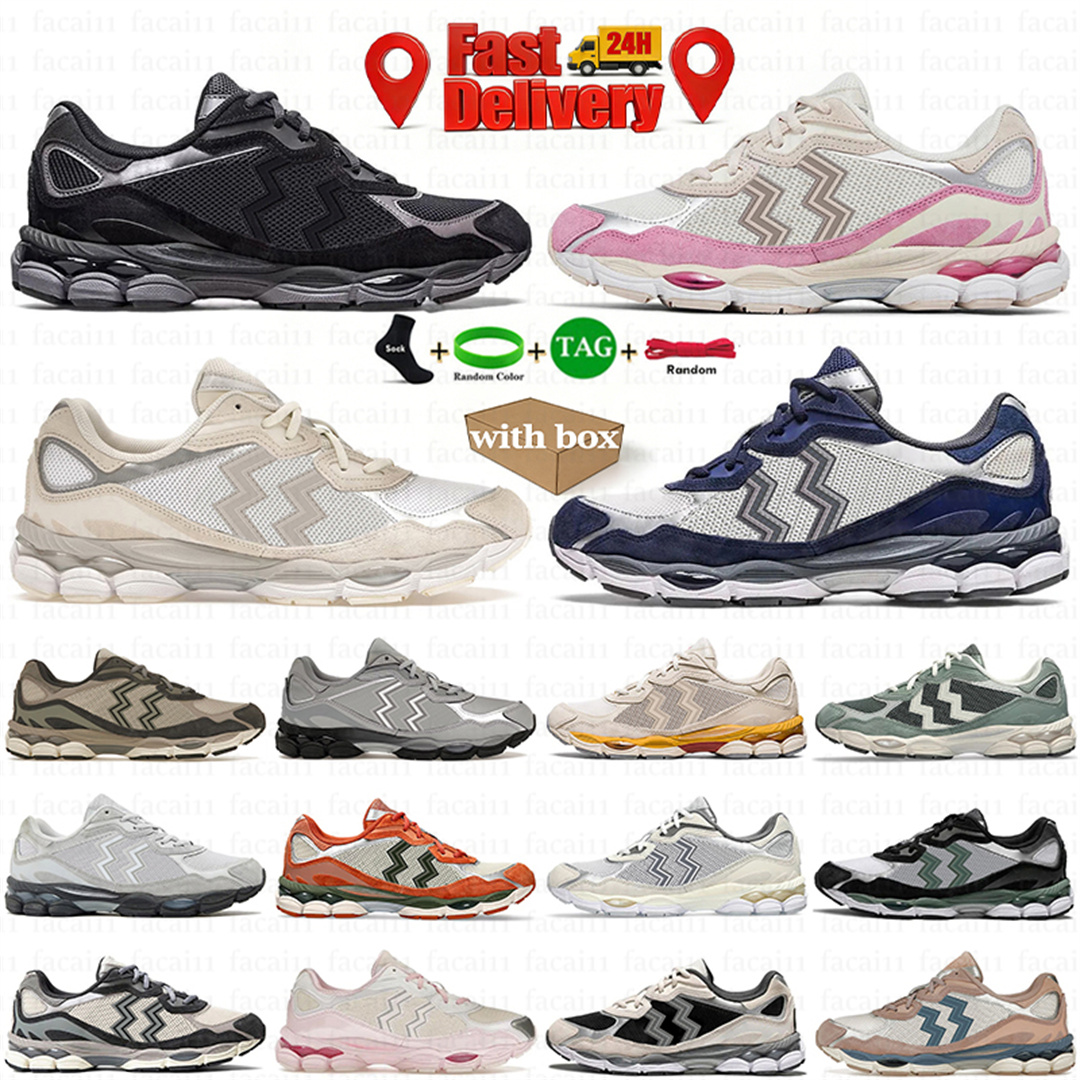 With Box gels nyc Designer Running shoes for men women Black Pink mens sneakers trainers outdoor sports Size US 5.5-12.5