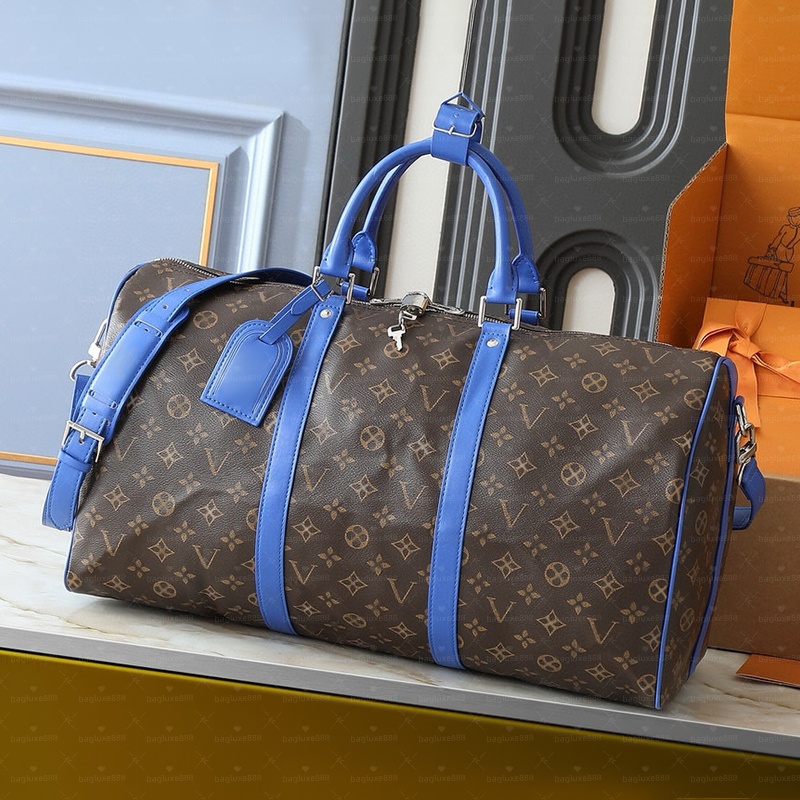 Unisex Fashion Casual Designer Luxury Luggage bag KEEPALL 50 Classic Printed Travel Bag Large Capacity Shoulder bag Tote Handbag TOP Quality M46769 M46775