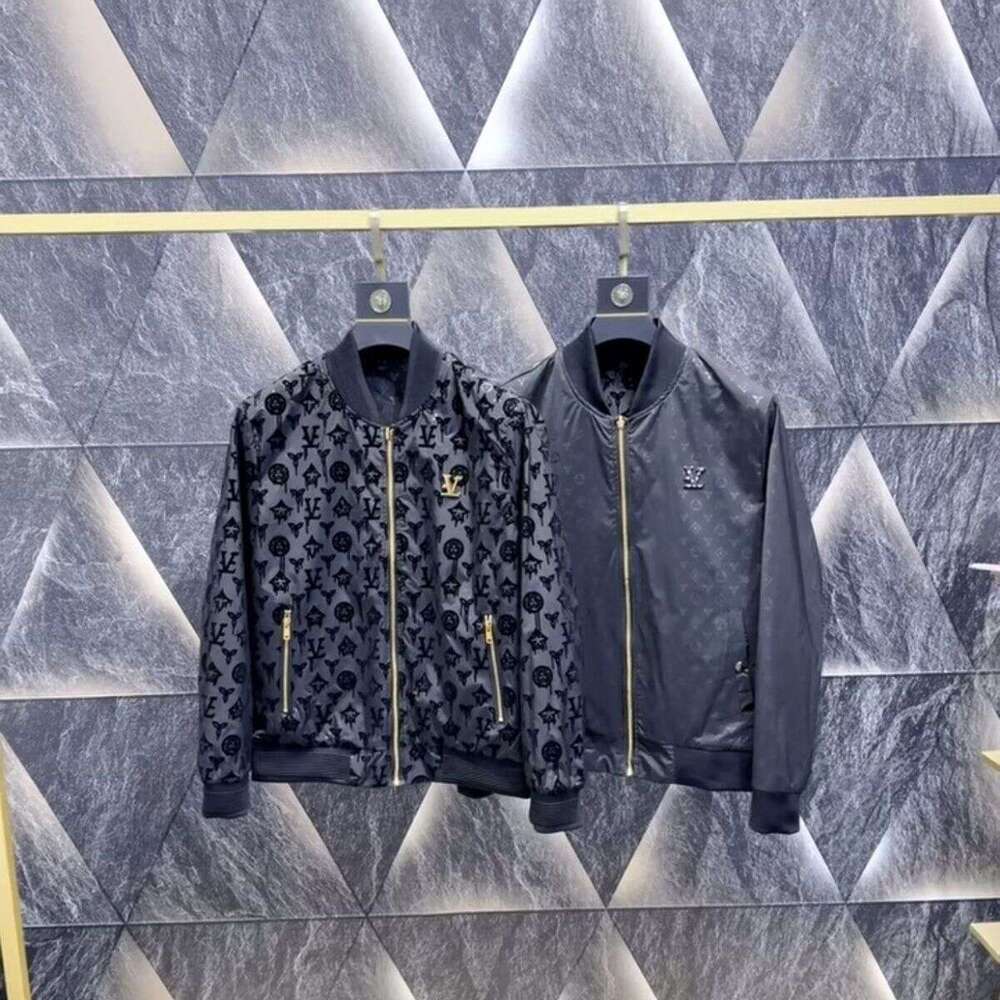 Spring And Autumn European High-End New Trendy Brand Men's Hooded Jacket Casual Fashion Top Coat Double-Sided Asia Size