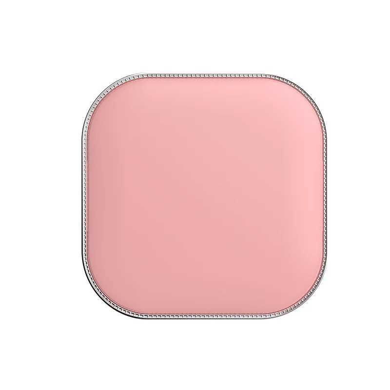 2 Face Sides Touch Compact Led 3 Colors Mini Foldable Cosmetic Charge Makeup Mirror with Light 3X Magnifying Compact Handheld H260324
